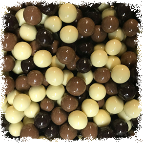 Nødder og mandler med chokoladeovertræk