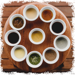 Dip-, dressing- og pestokrydderier