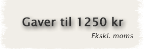 Gaver til 1250 kr