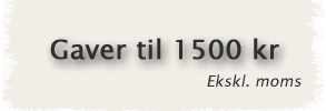 Gaver til 1500 kr