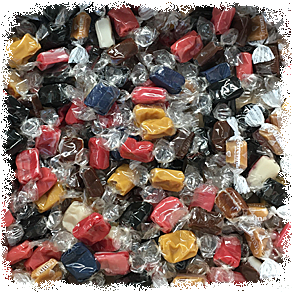 Karameller, skumslik m.m.