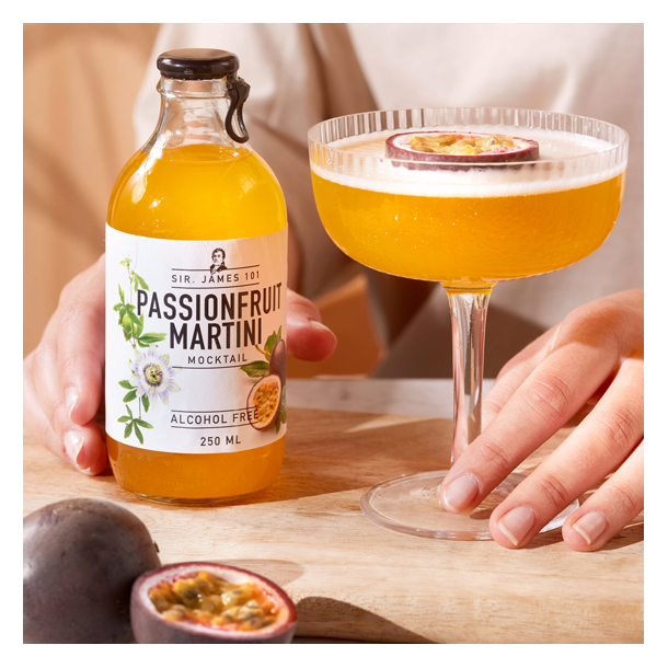 Sir James 101<br />Alkoholfri Passionfruit Martini