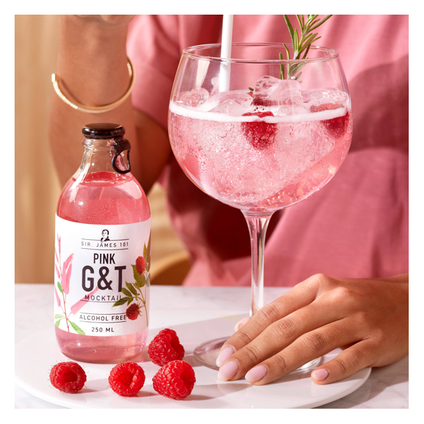 Sir James 101<br />Alkoholfri Pink G&T