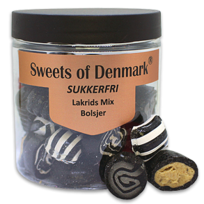 Sweets of Denmark sukkerfri/uden tilsat sukker