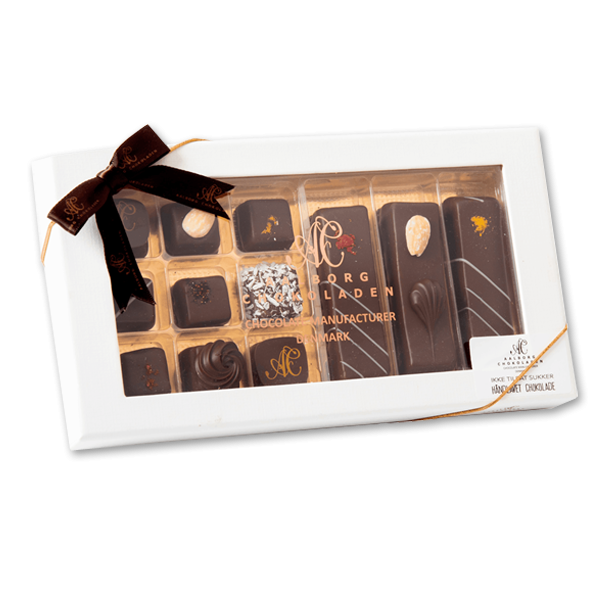 Aalborg Chokoladen<br />Marcipanbrd og fyldte chokolader uden tilsat sukker