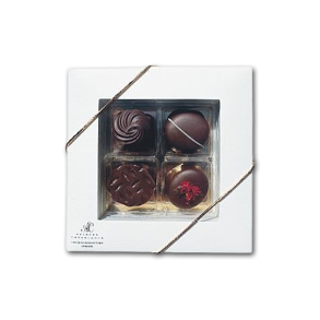 Aalborg Chokoladen<br />Luksus chokolade uden tilsat sukker (4 stk)