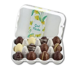 Mini �ggebakke med 12 luksus�g