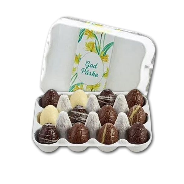 Mini �ggebakke med 12 luksus�g