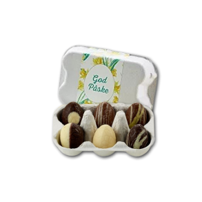 Mini �ggebakke med 6 luksus�g