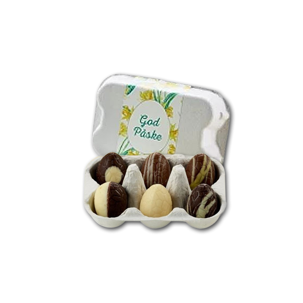 Mini �ggebakke med 6 luksus�g