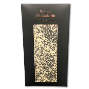 Svane Chokolade<br />Hvid Chokolade med Lakrids
