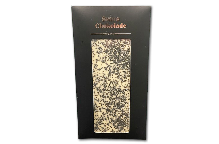 Svane Chokolade<br />Hvid Chokolade med Lakrids