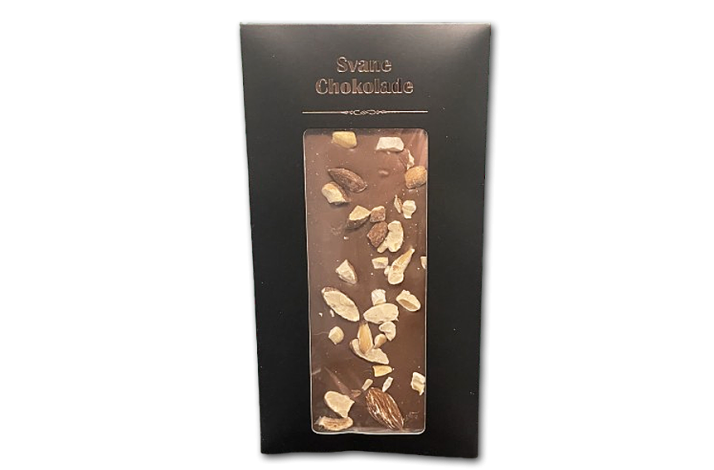 Svane Chokolade<br />Lys Chokolade med Blandede n�dder