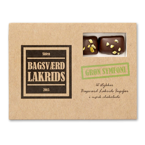 Bagsvrd Lakrids Grn Symfoni<br />12 stk i ske