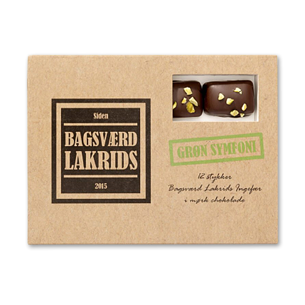 Bagsvrd Lakrids Grn Symfoni<br />12 stk i ske