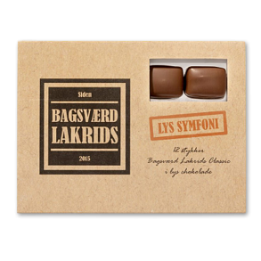 Bagsvrd Lakrids Lys Symfoni<br />12 stk i ske