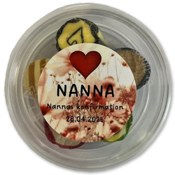 Bolsjebtter som bordKORT<br />Med blandede bolsjer