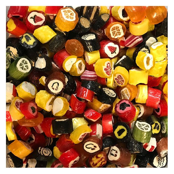 Bolsje Mix 1,75 KG - 2. sortering/Kort holdbarhed - TILBUD