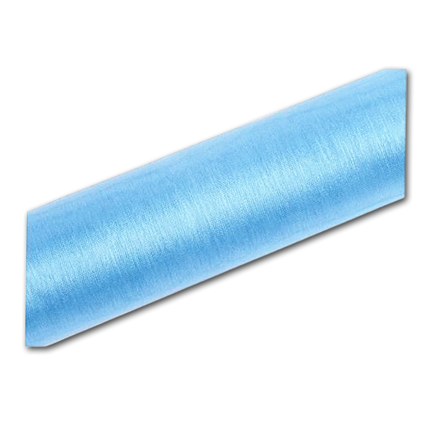 Organza Bordlber<br />Lysebl