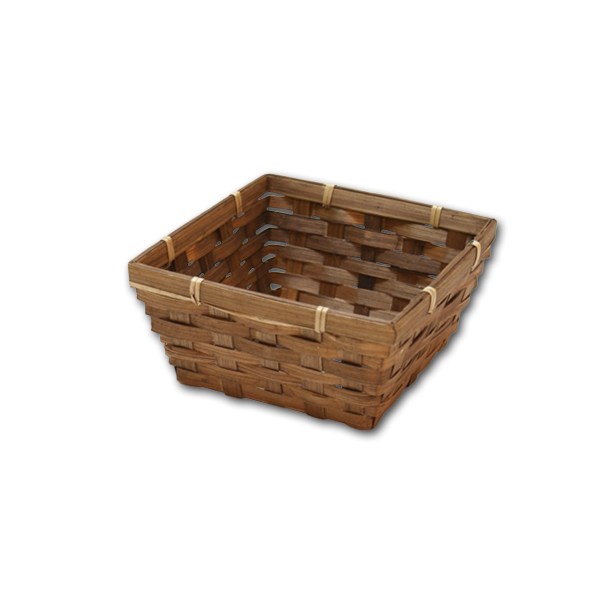 Kurv brun lille firkantet
