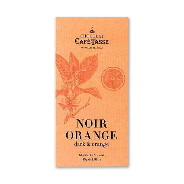 Caf-Tasse Mrk chokolade med orangesmag