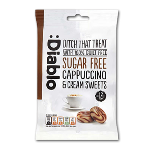 Diablo Cappucino & Flde Bolsjer<br />Sukkerfri