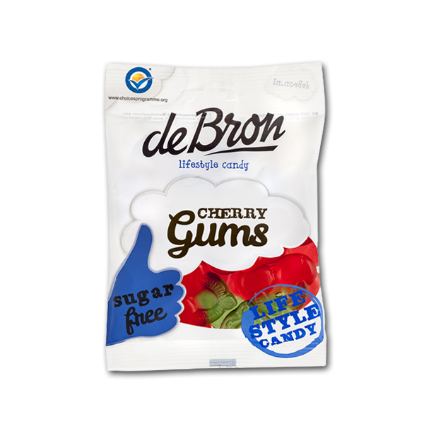 De Bron Sukkerfri Cherry Gums