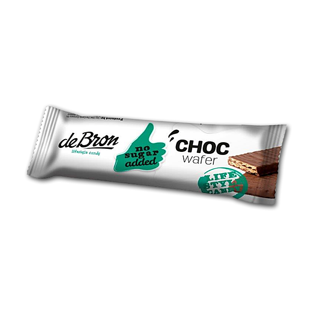 De Bron Choc Wafer uden tilsat sukker