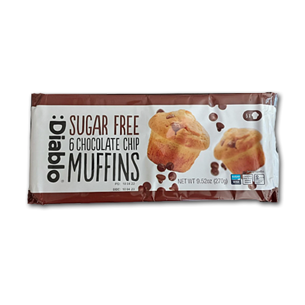 Diablo Chocolate Chip Muffin Sukkerfri