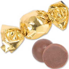 Guld Chokoballs 10 stk.