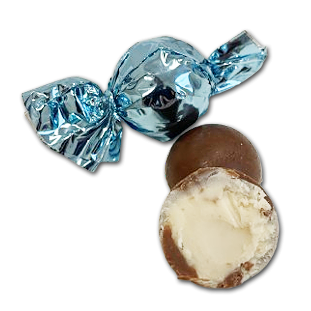 Lysebl� Chokoballs 10 stk.