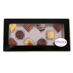 Luxus Chokolade i ske med rude (10 stk)