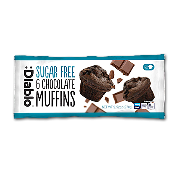 Diablo Chokolade Muffin Sukkerfri