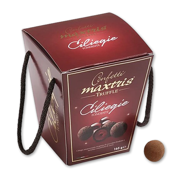Maxtris Truffle med kirsebr og mrk chokolade