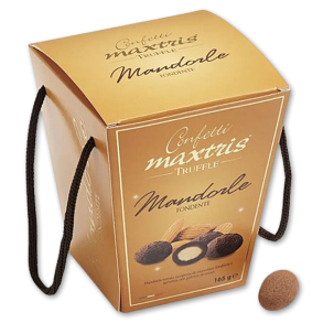 Maxtris Truffle med mandler og mrk chokolade