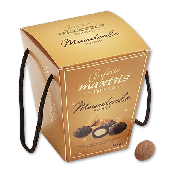 Maxtris Truffle med mandler og mrk chokolade