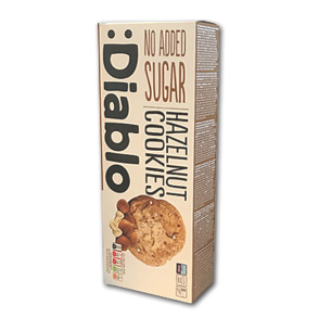 Diablo Hasselndde Cookies<br />Ikke tilsat sukker