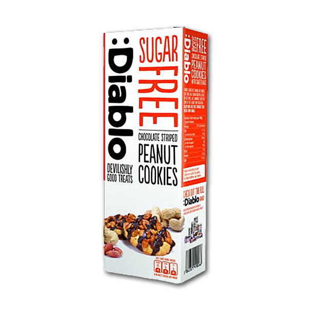 Diablo Peanut Cookies med chokolade<br />Sukkerfri