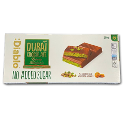 Diablo Dubai chokolade<br />Ikke tilsat sukker