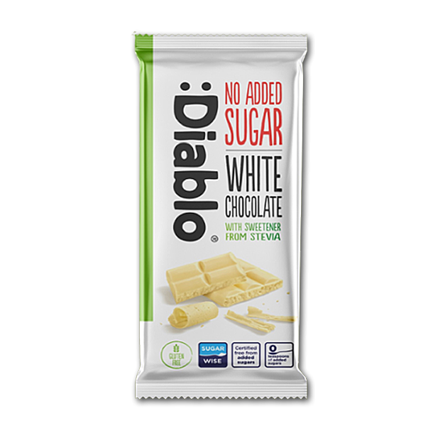 Diablo Hvid chokolade Ikke tilsat sukker