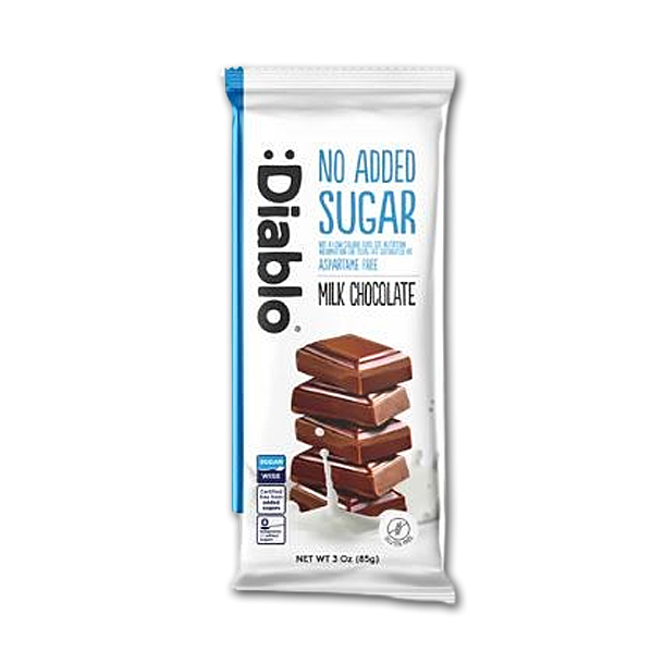 Diablo Mlkechokolade (NY opskrift)<br />Ikke tilsat sukker