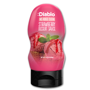 Diablo Dessertsauce med Jordbr uden tilsat sukker