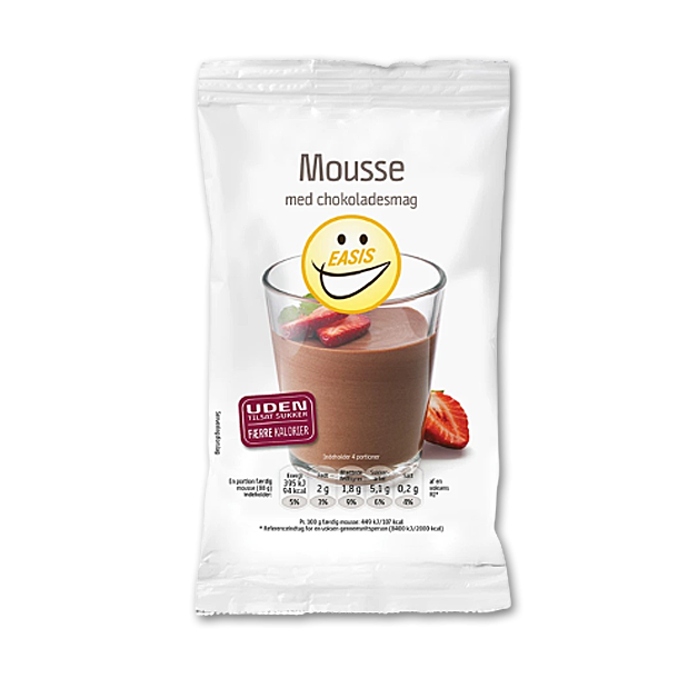 Easis Mousse med Chokoladesmag uden tilsat sukker
