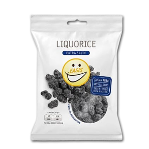 Easis Sukkerfri Ekstra Salt Lakrids
