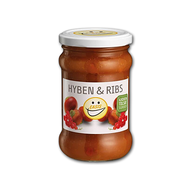 Easis Hyben og Ribs Marmelade uden tilsat sukker