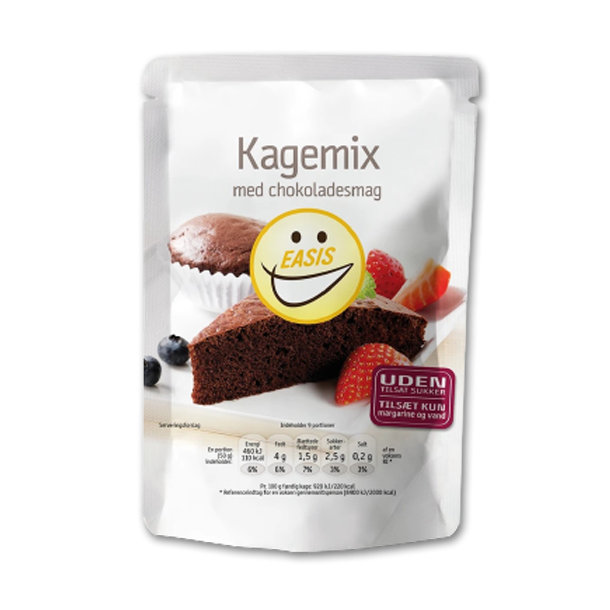 Easis Kagemix med Chokoladesmag uden tilsat sukker