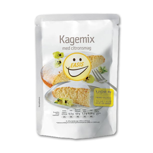 Easis Kagemix med Citronsmag uden tilsat sukker