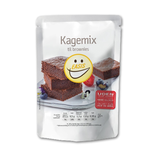 Easis Kagemix til Brownies uden tilsat sukker