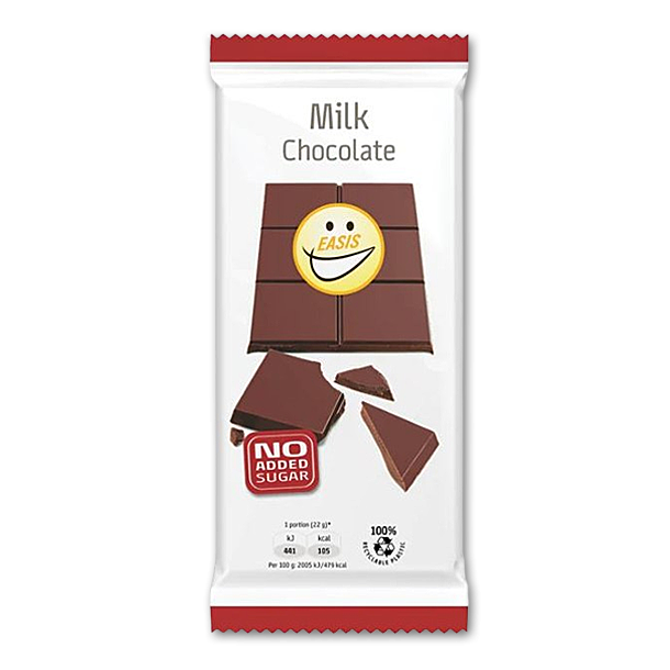 Easis Mlkechokolade uden tilsat sukker