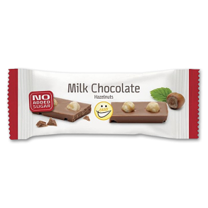 Easis Mlkechokoladebar med Hasselndder uden tilsat sukker